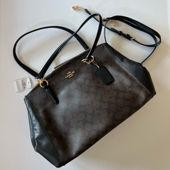 Classic NWT Coach Signature Carryall Christie Purse - classy! - Picture 3 of 8